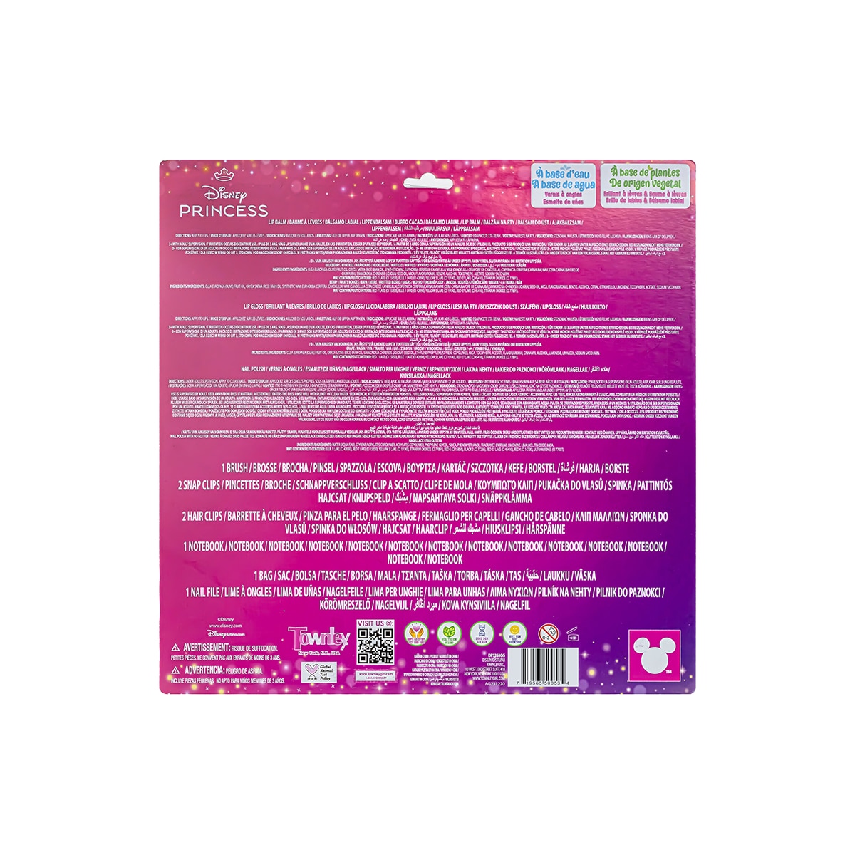 SET COSMETICO TOWNLEY PRINCESAS DISNEY 2