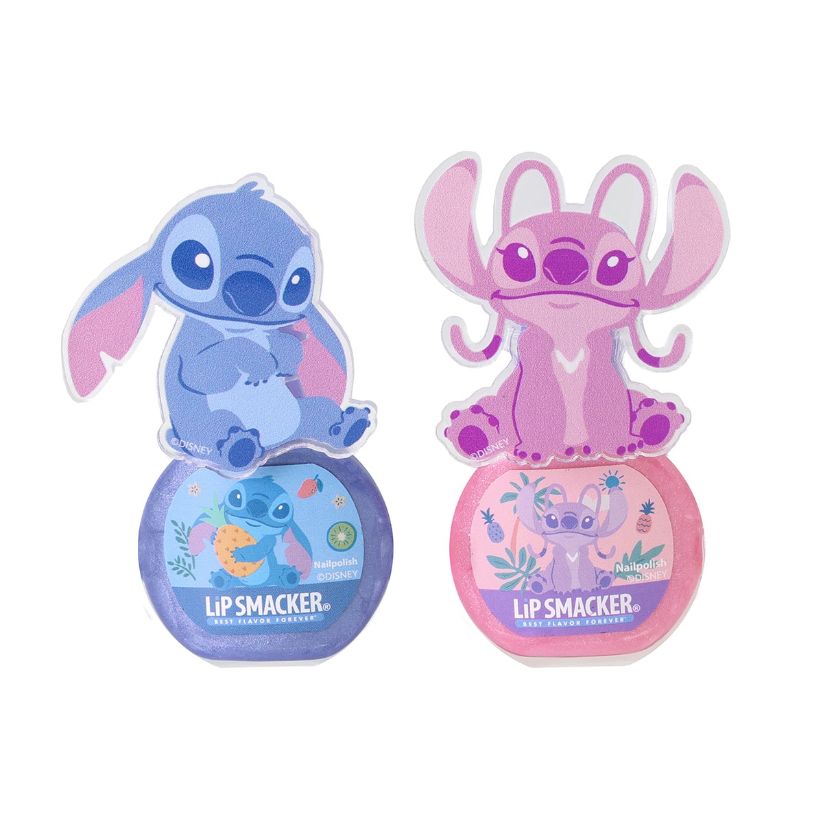 Imagen 2 de Duo de esmaltes infantiles Stitch Planet Nail Duo set Stitch Lip Smacker modelos surtidos