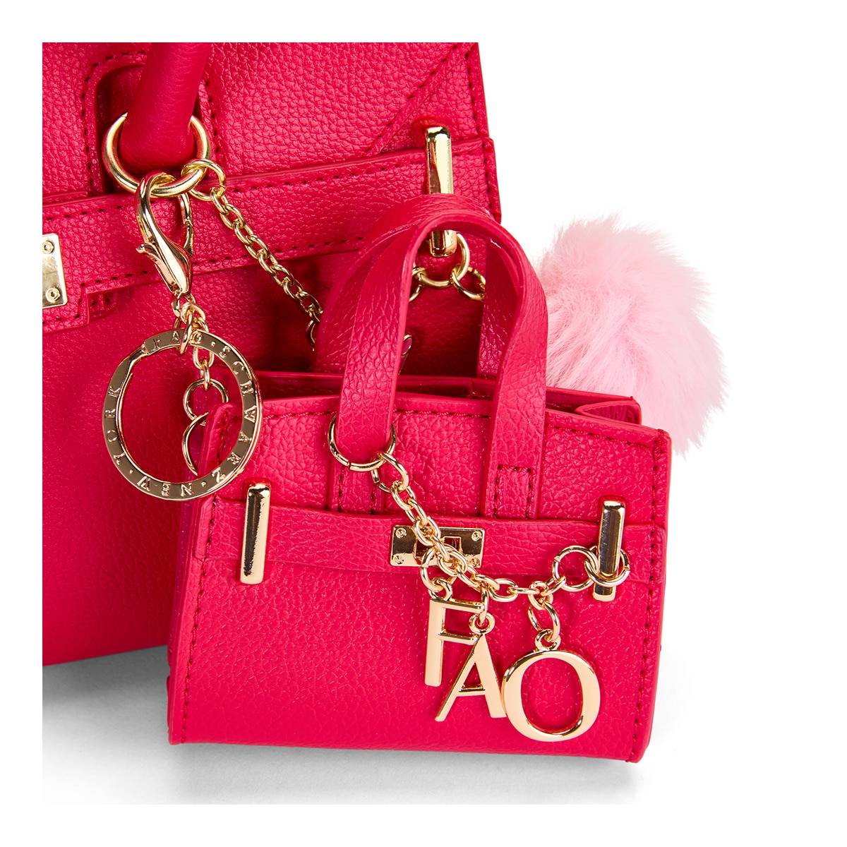 Mini bolso de mano con hebilla F.A.O. Schwarz 2
