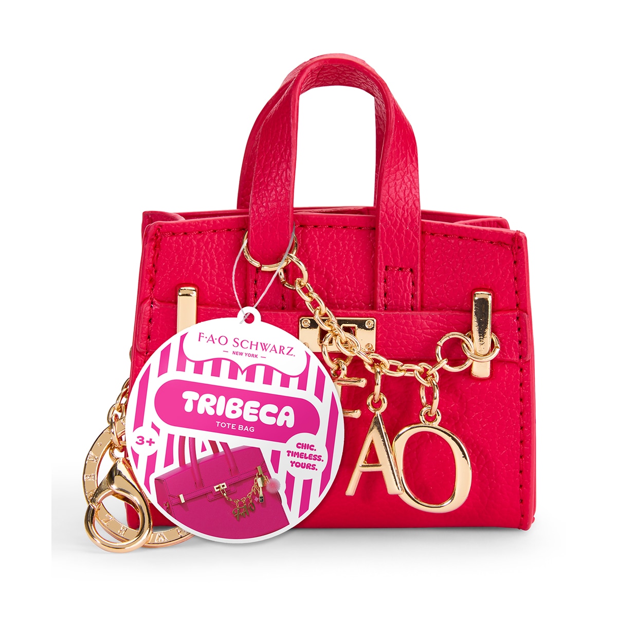 Mini bolso de mano con hebilla F.A.O. Schwarz 5