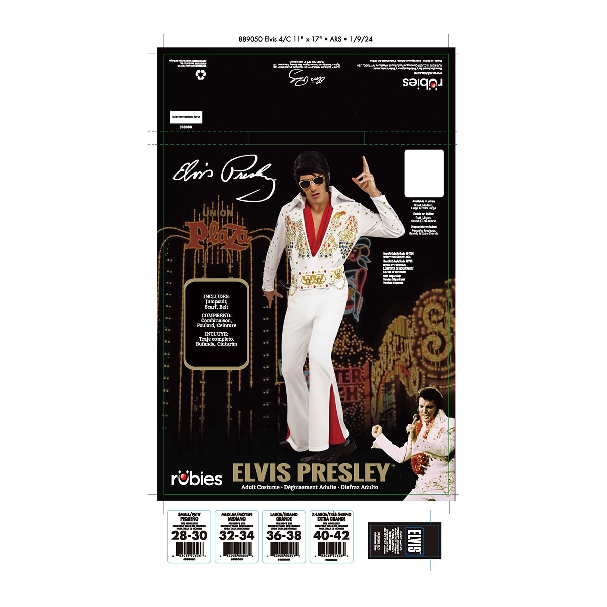 Disfraz Deluxe Elvis Adulto 2