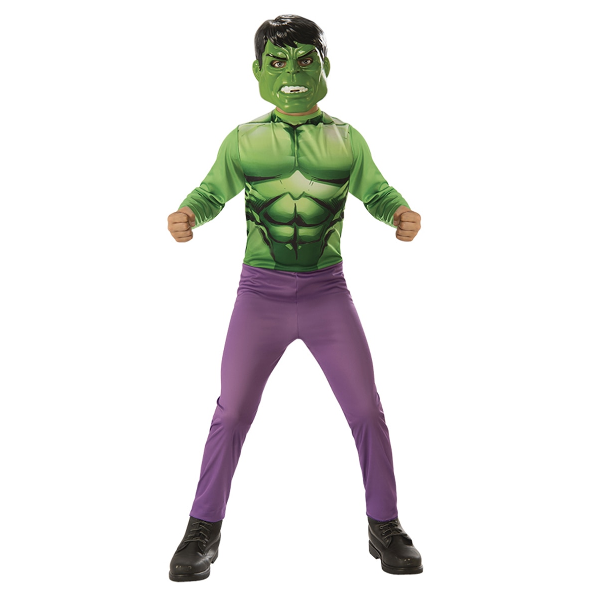 Disfraz Infantil Hulk Opp Los Vengadores Marvel Disney 1