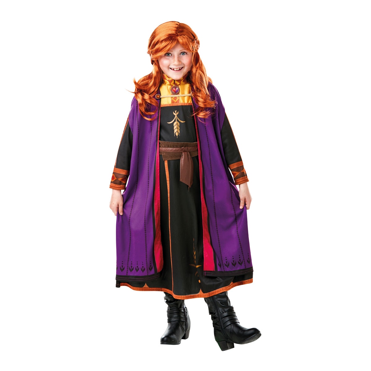 Disfraz infantil en caja Anna Frozen: El Reino de Hielo Disney Rubies 3
