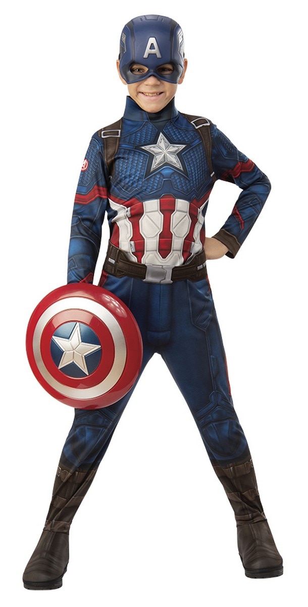 Imagen 0 de Disfraz infantil en caja Capitán América Endgame Los Vengadores Rubies