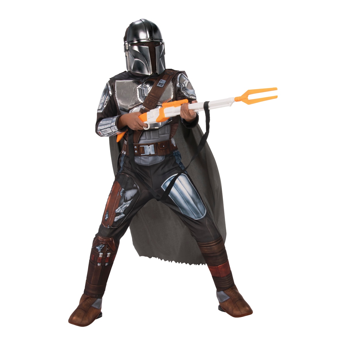Disfraz infantil Mandalorian Silver Premium Lucas Film 1