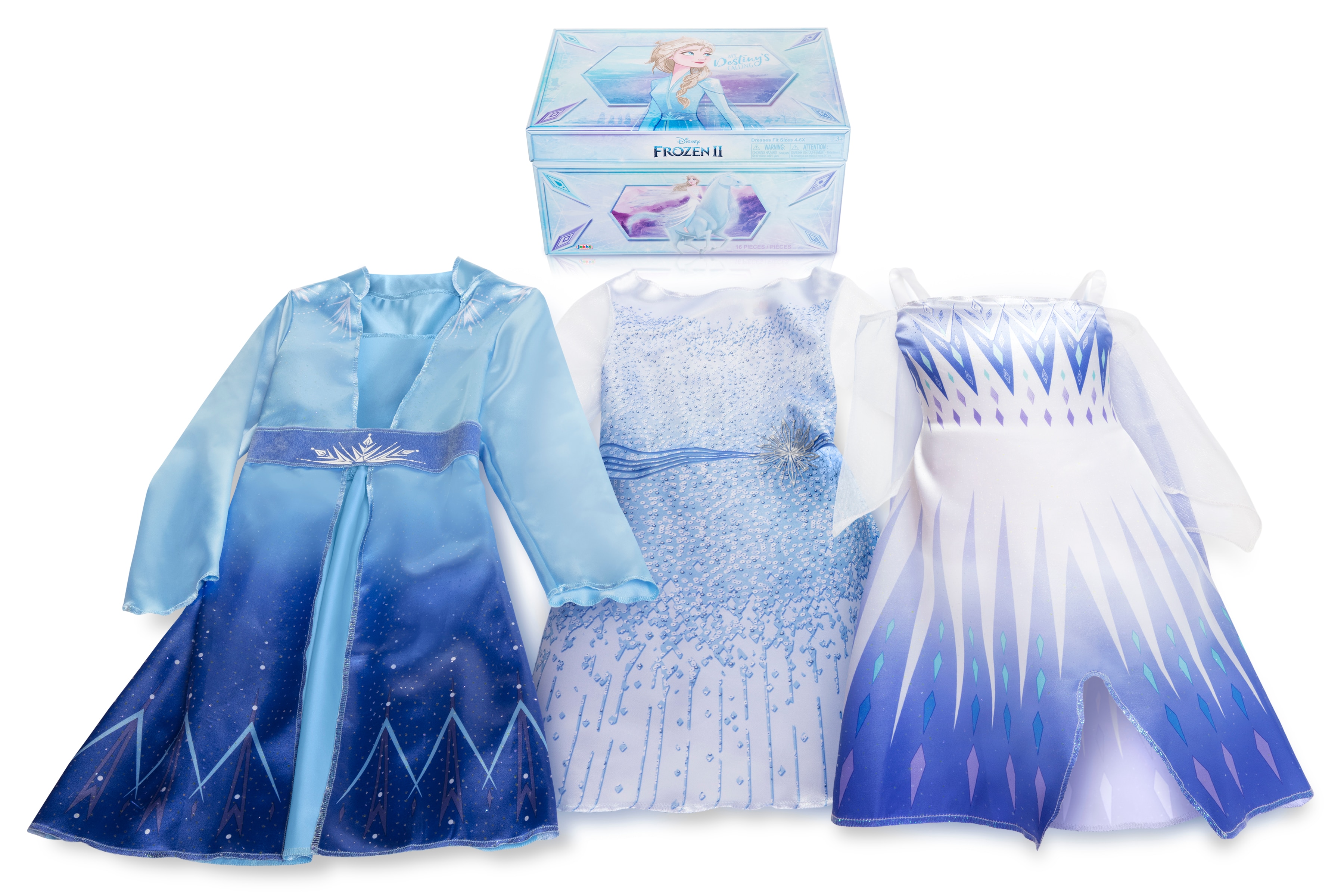 Baúl Deluxe Elsa con 3 disfraces diferentes y 14 accesorios Frozen Jakks Pacific 2