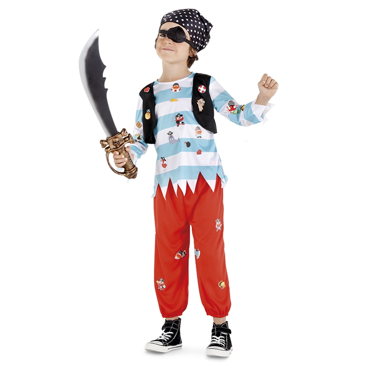 Disfarce Infantil do Pirata Pagatín 1