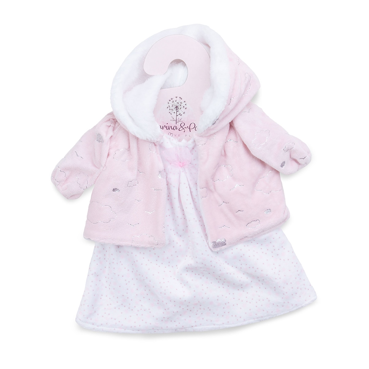 Imagen 0 de Vestido muñeca 45 cm Alina Printemps Marina&Pau