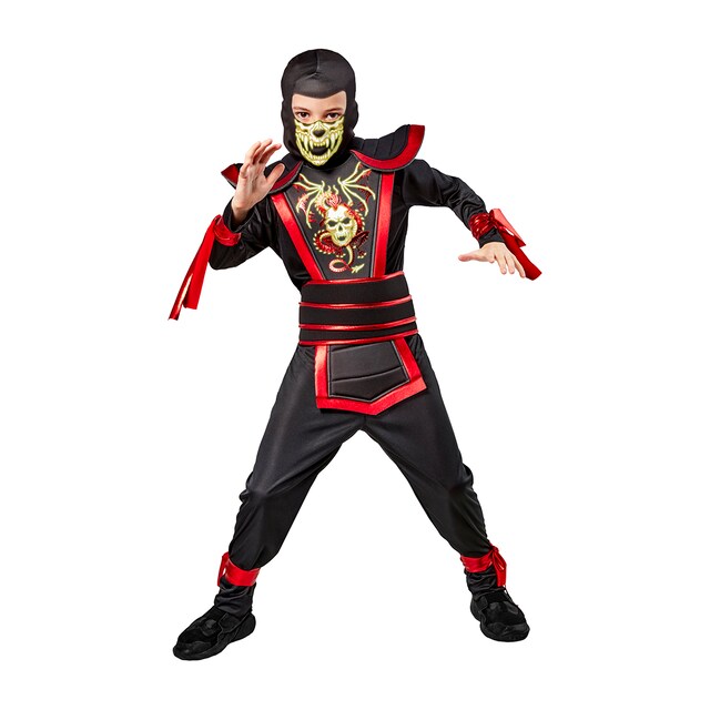Imagen 0 de Disfraz infantil Guerrero Ninja rojo Rubies