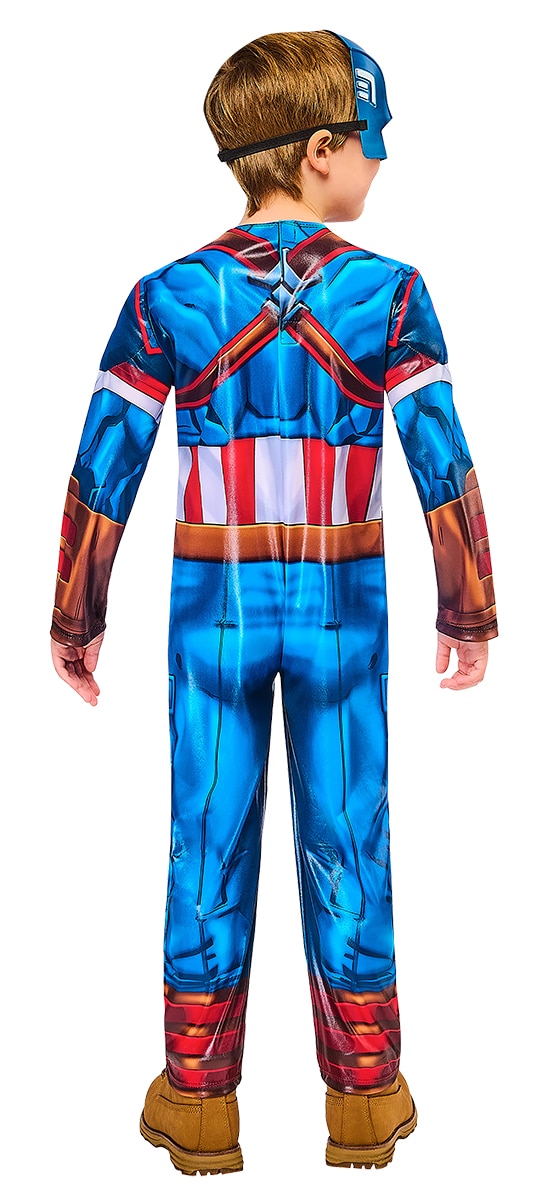 Disfraz Captain America Black Line Avengers Rubies 2
