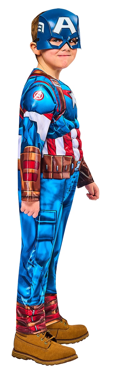 Disfraz Captain America Black Line Avengers Rubies 3