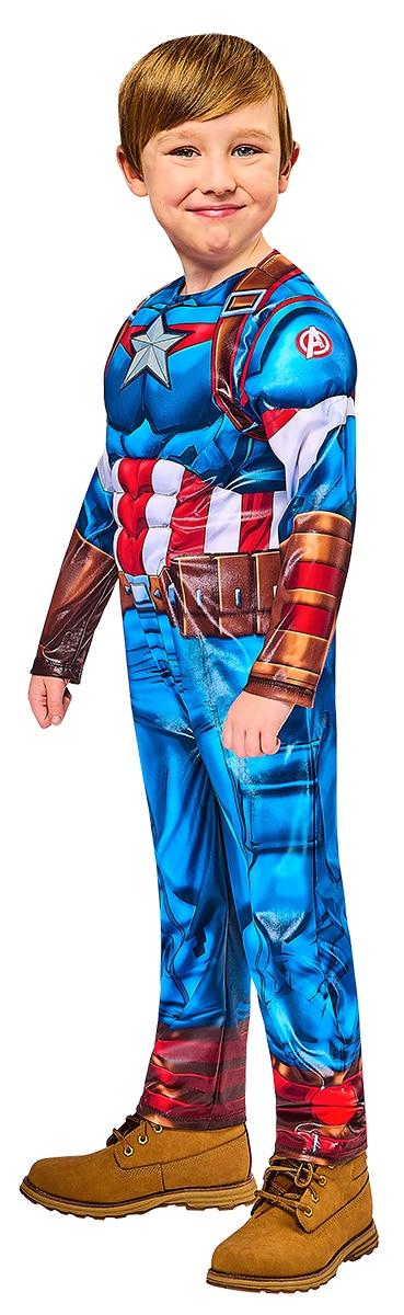 Disfraz Captain America Black Line Avengers Rubies 4