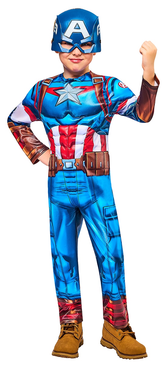 Disfraz Captain America Black Line Avengers Rubies 6