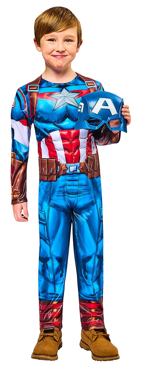 Disfraz Captain America Black Line Avengers Rubies 8