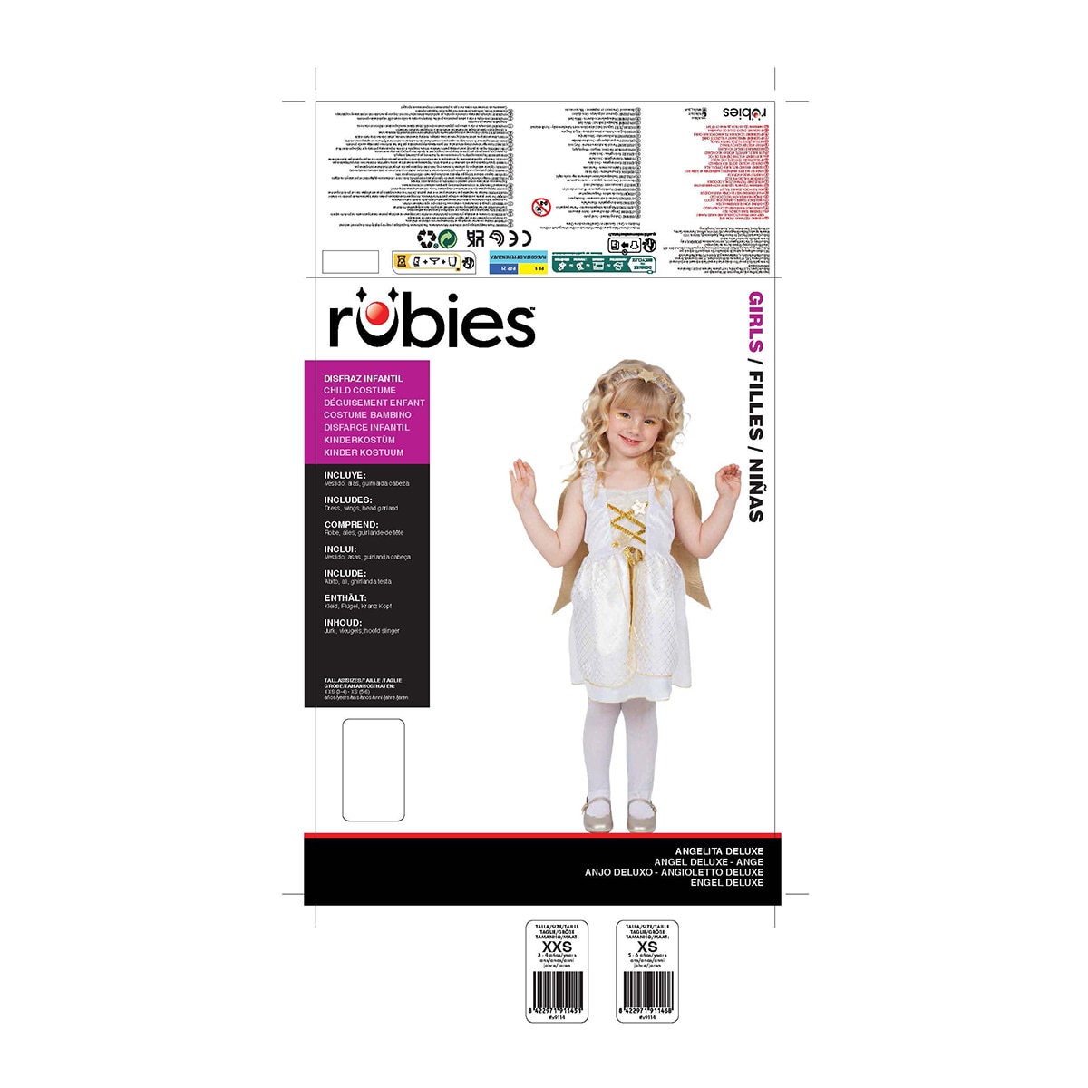 Disfraz Angelita Deluxe Infantil Rubies 2