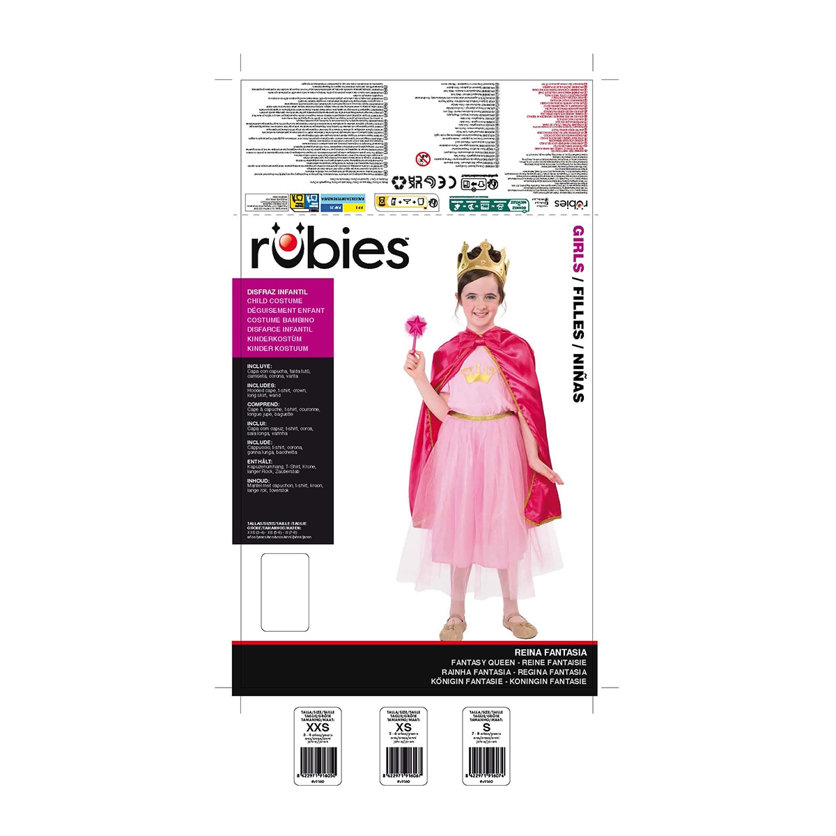 Disfraz Reina Fantasía infantil Rubies 2