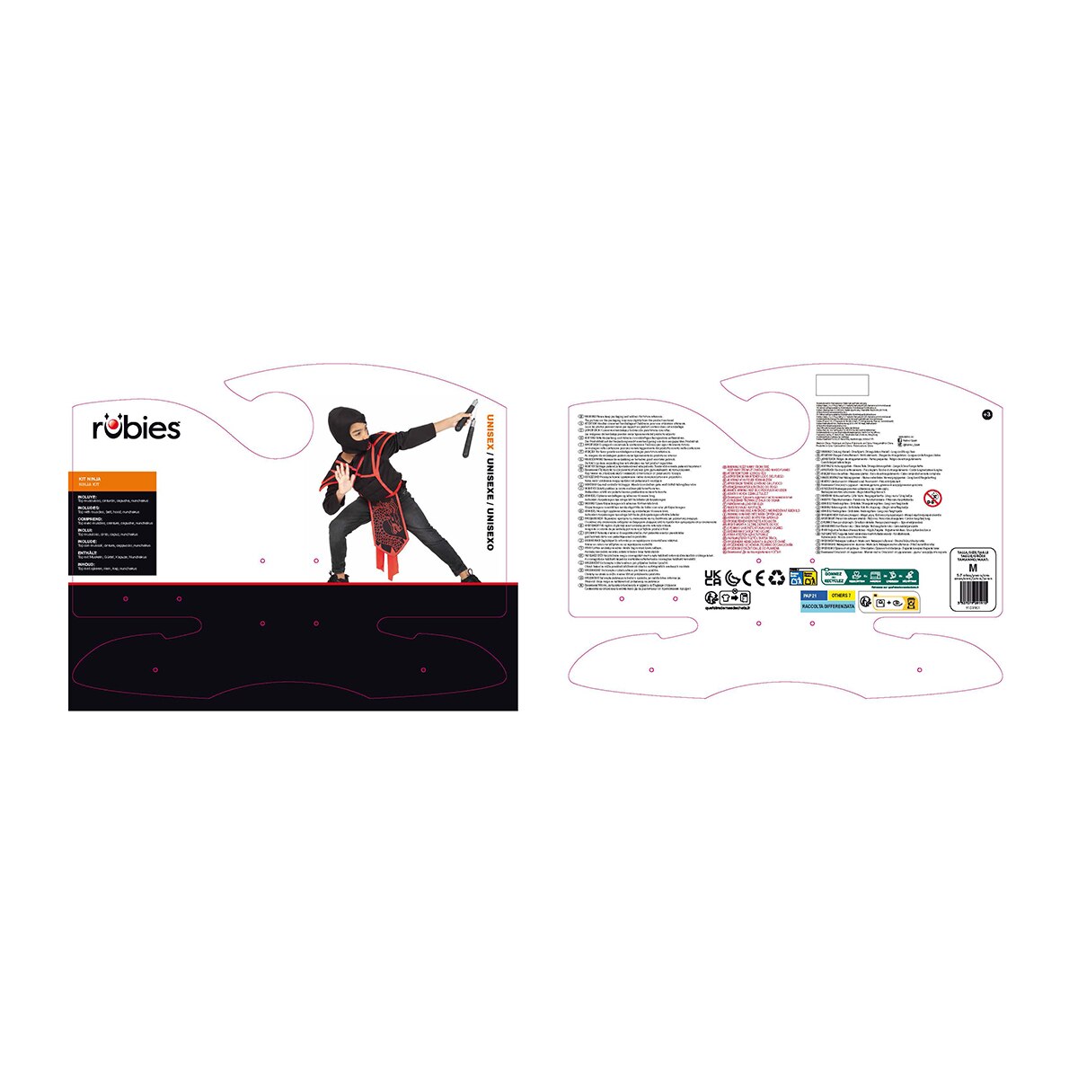 Kit Ninja infantil Rubies 2