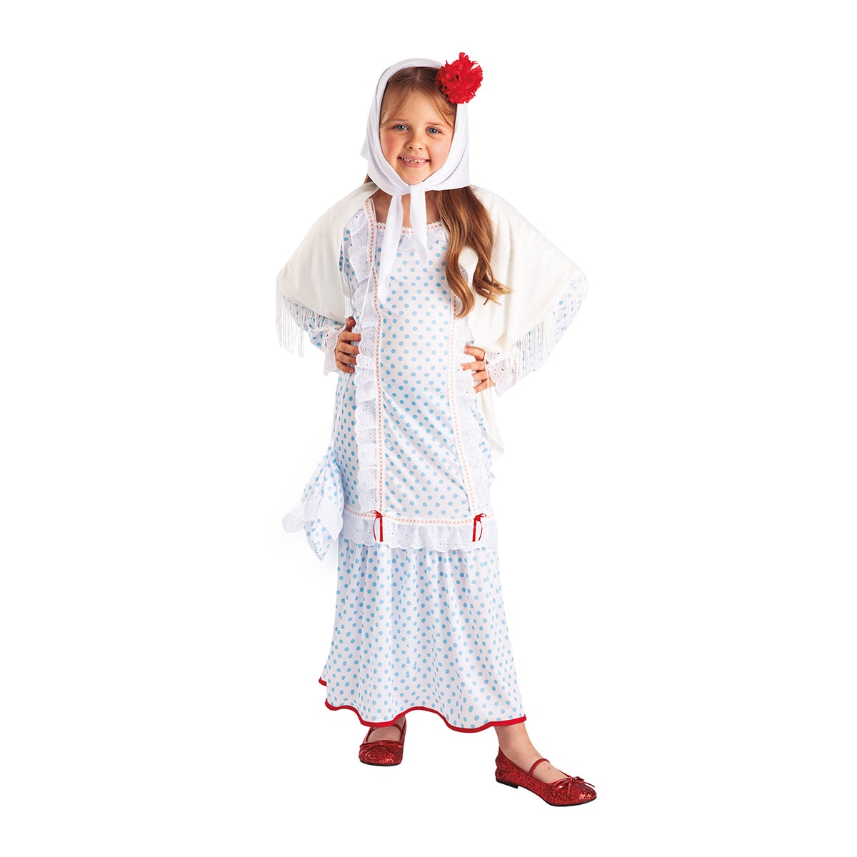 Imagen 0 de Disfraz Chulapa de la pradera Premium infantil