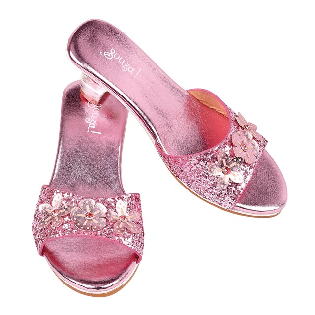 Imagen 0 de Sandalias tacón Mariona, rosa metálico t. 30/31  Souza