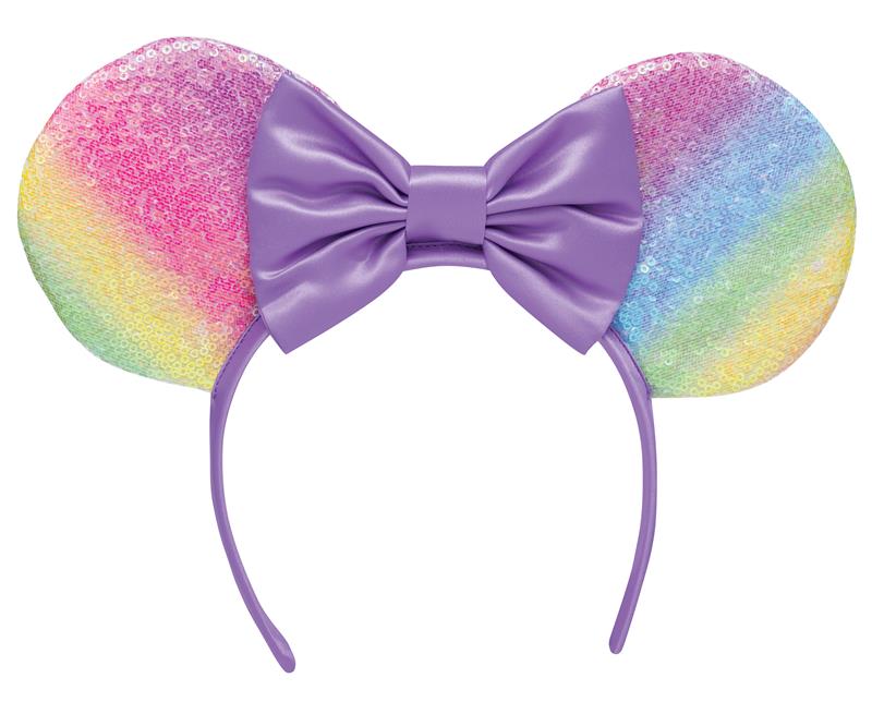 Pack oficial de 5 diademas de Orejas Minnie Disney Disguise 6