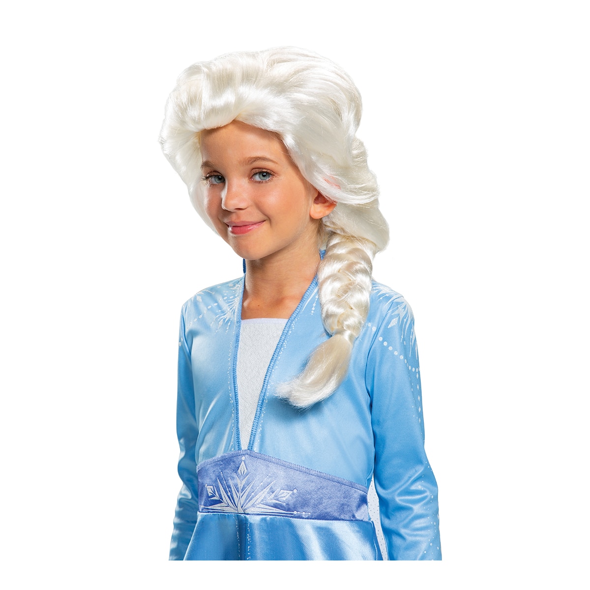 Imagen 0 de Peluca oficial infantil Elsa Frozen Disguise