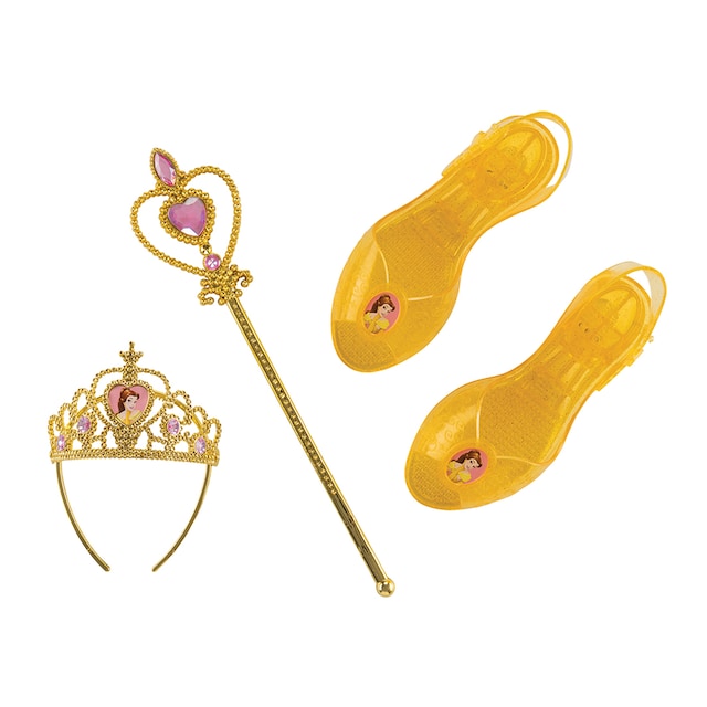 Set de Zapatos, Varita y Tiara Bella Princesas Disney Disguise