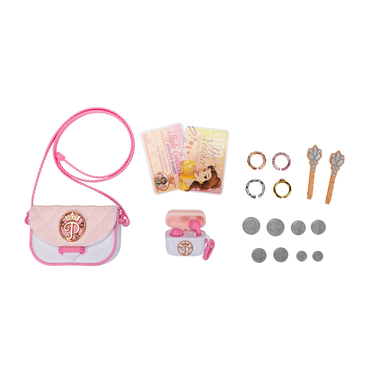 Imagen 3 de Surtido de Mini Bolsitos de viaje con hasta 8 accesorios Disney Princesas Jakks Pacific