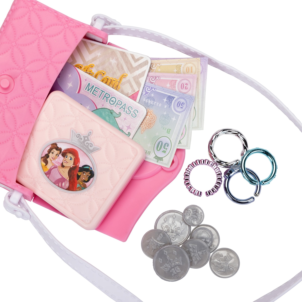 Imagen 9 de Surtido de Mini Bolsitos de viaje con hasta 8 accesorios Disney Princesas Jakks Pacific