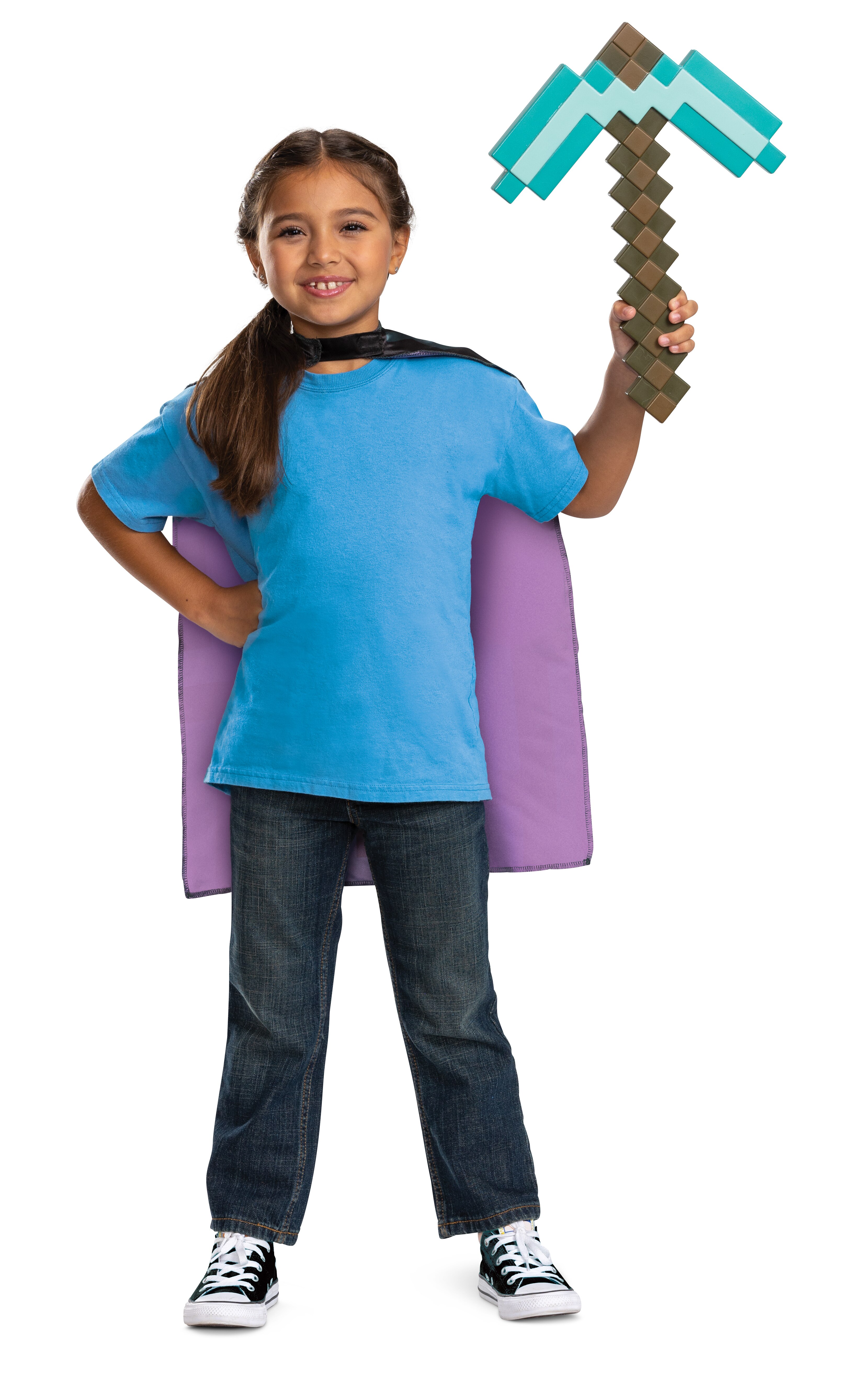 Pack Pico de Diamante de 50 cm con Capa Enderman Minecraft Disguise 8