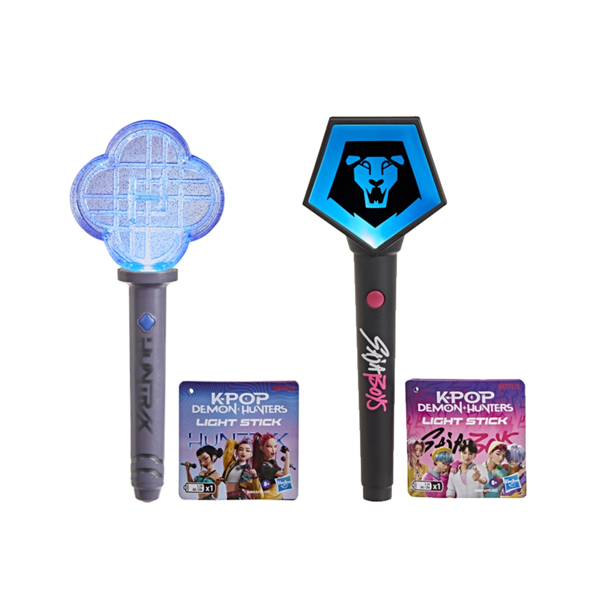 Muñecas Sticks luminosos Kpop Demon Hunters Hasbro Huntrix Saja Boy 1