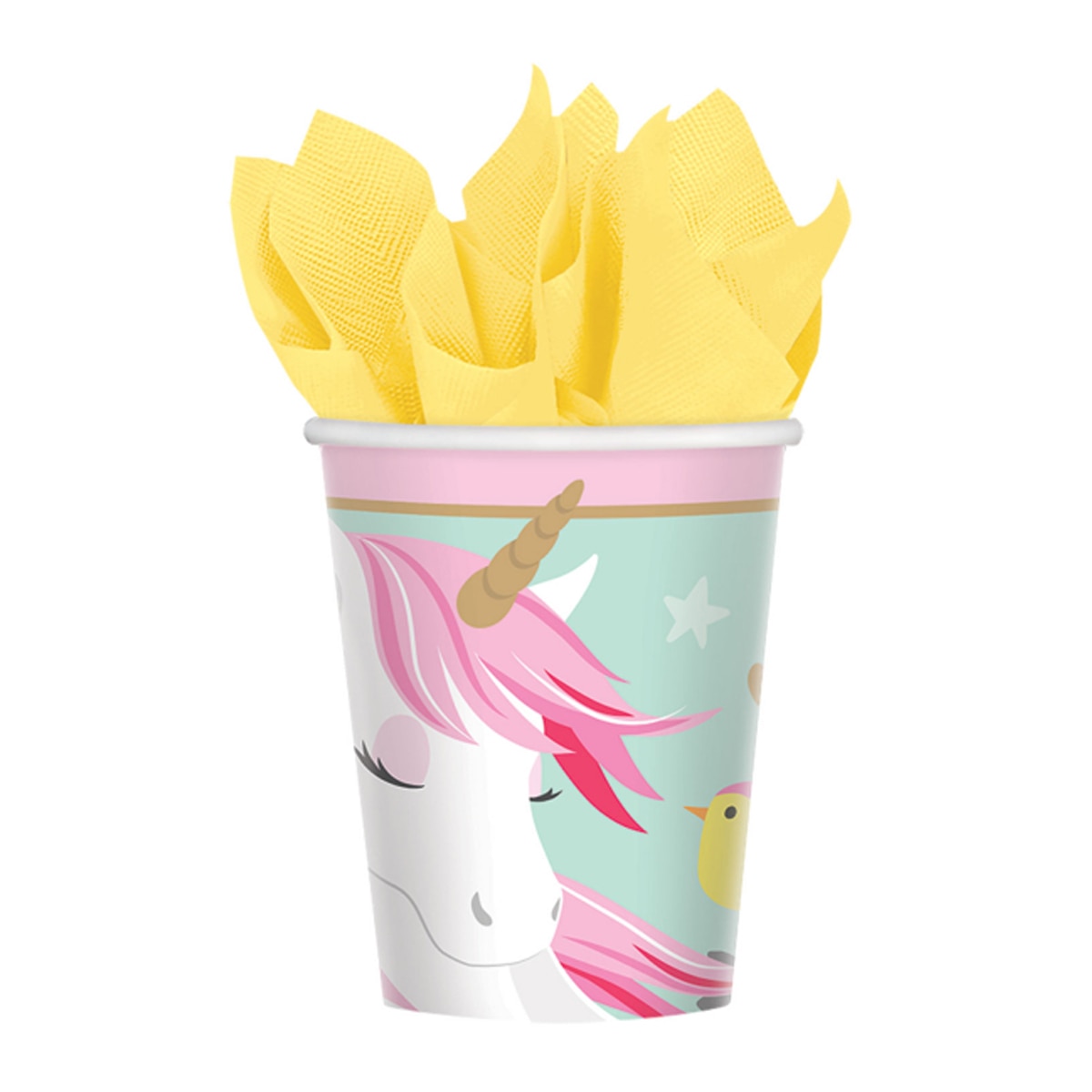 Imagen 0 de 8 vasos 266ml Unicornio mágico