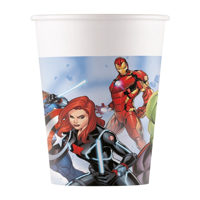 8 Vasos Fsc 200Ml Avengers