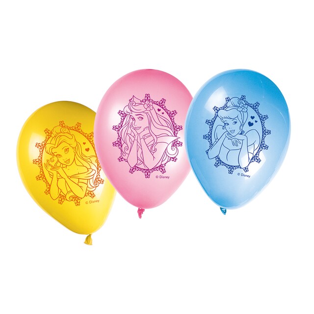 Imagen 0 de 8 Globos Latex Princesas 27,5 cm