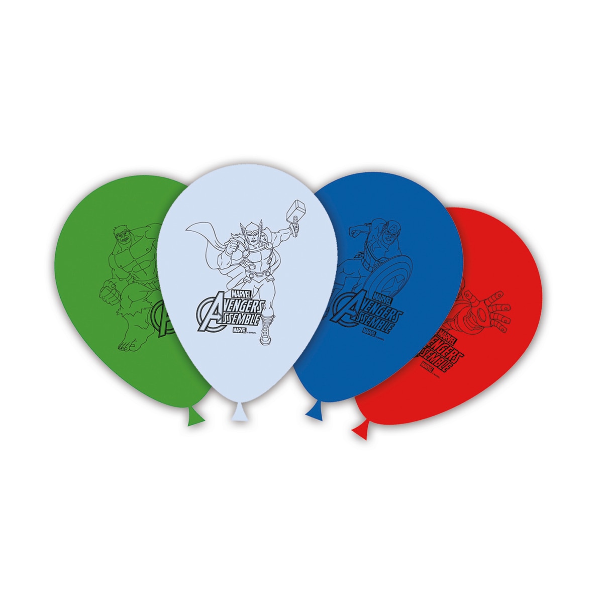 Imagen 0 de 8 Globos Latex Avengers 27,5 cm