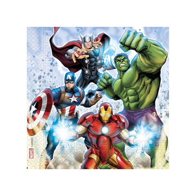 20 Servilletas Fsc 33X33 cm Avengers