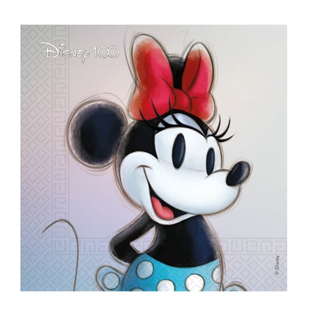 20 Servilletas 33 X 33cm Disney 100 Minnie FSC