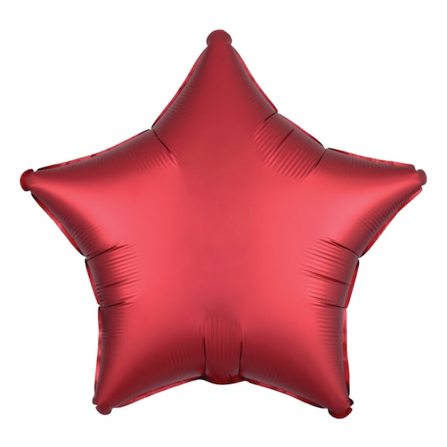 GLOBO HELIO 48 cm Estrella Roja Liragram