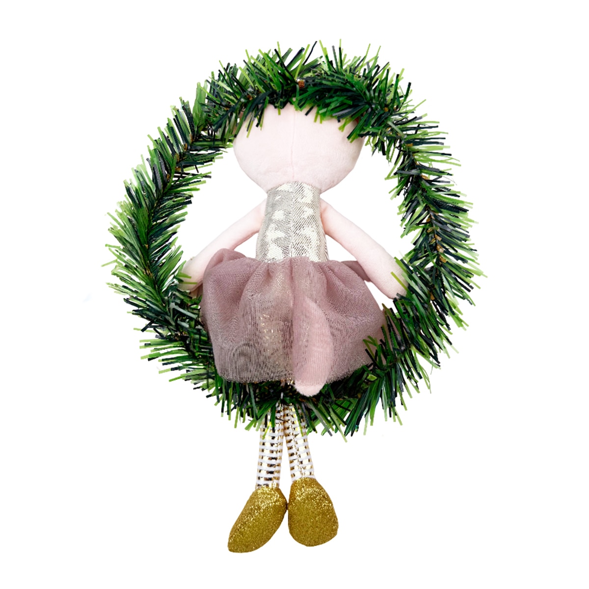 Guirnalda de Puerta Gatito Sofia Navidad Dorada Mi Bosque Encantado 2
