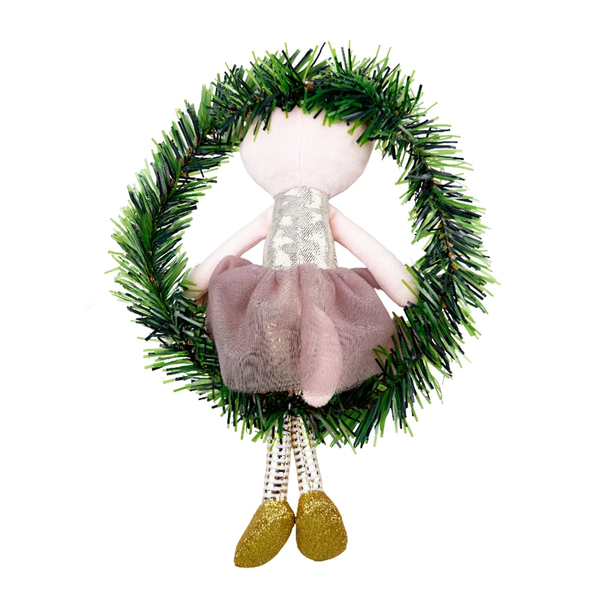 Guirnalda de Puerta Gatito Sofia Navidad Dorada Mi Bosque Encantado 2