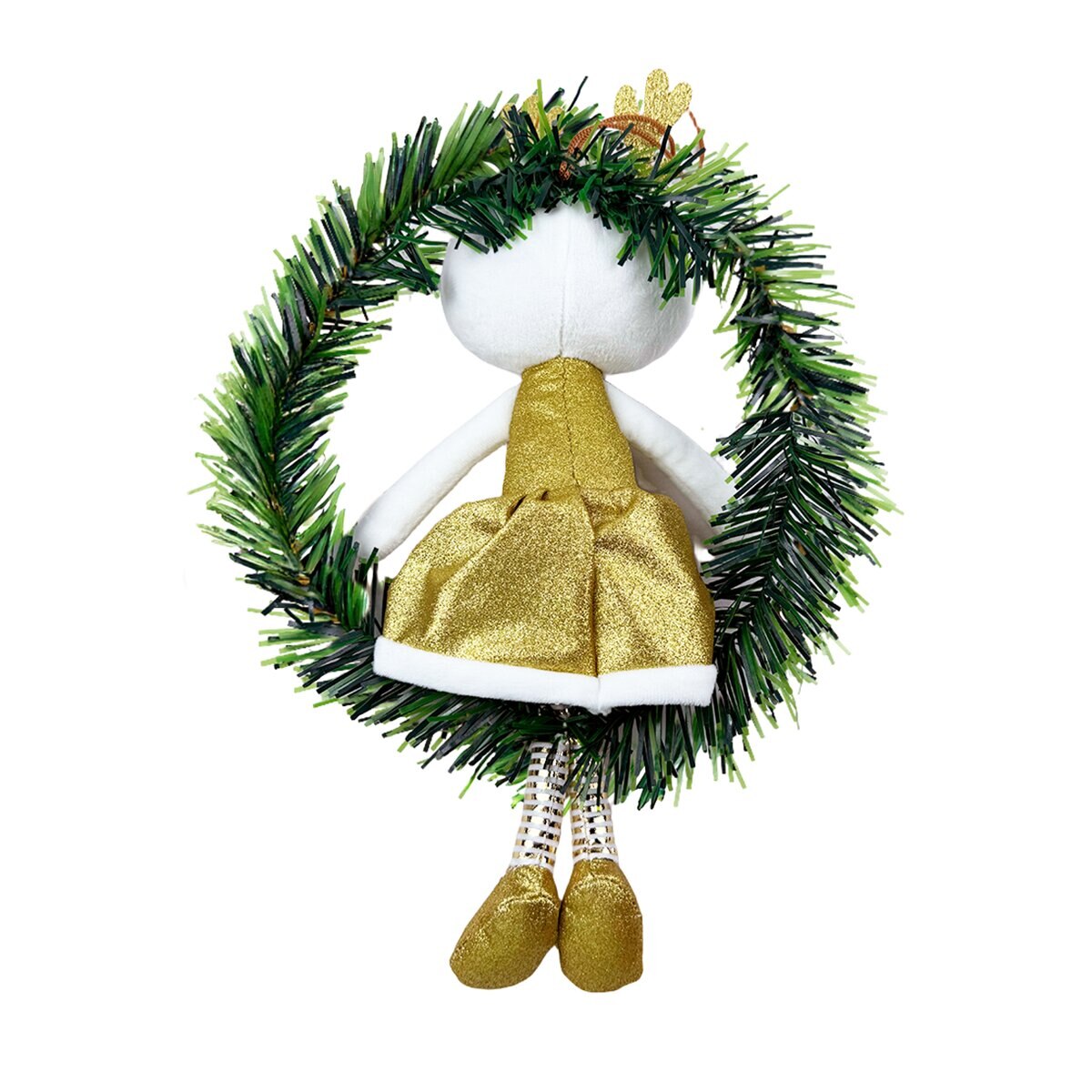 Guirnalda de Puerta Osito Agus Navidad Dorada Mi Bosque Encantado 2