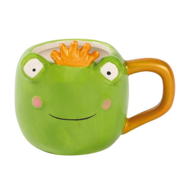 Imagen 0 de Taza de Cerámica Ranita Laura Navidad Dorada Mi Bosque Encantado