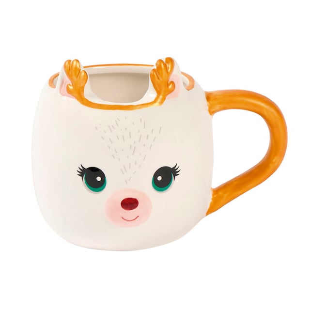 Imagen 0 de Taza de Cerámica Osito Agus Navidad Dorada Mi Bosque Encantado