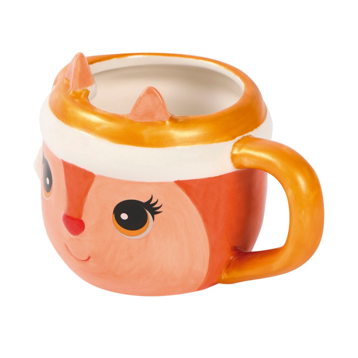 Taza de Cerámica Ardilla Vale Navidad Dorada Mi Bosque Encantado 2