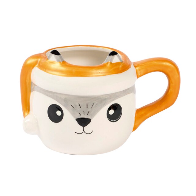 Imagen 0 de Taza de Cerámica Lobo Tomas Navidad Dorada Mi Bosque Encantado