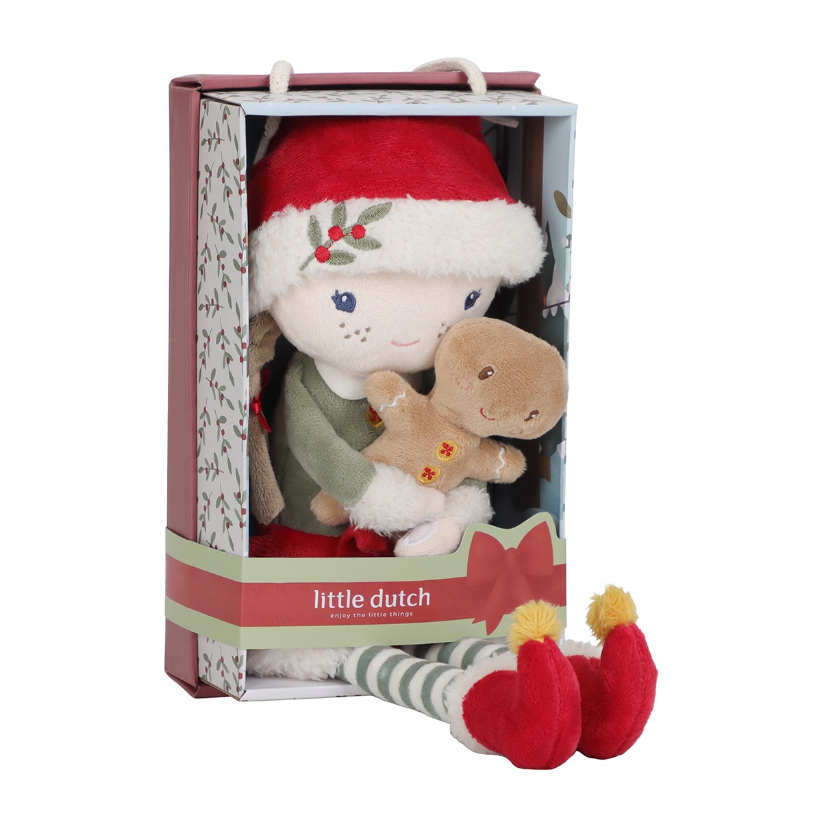 Muñeca Blandita rosa Navidad Little Dutch 4