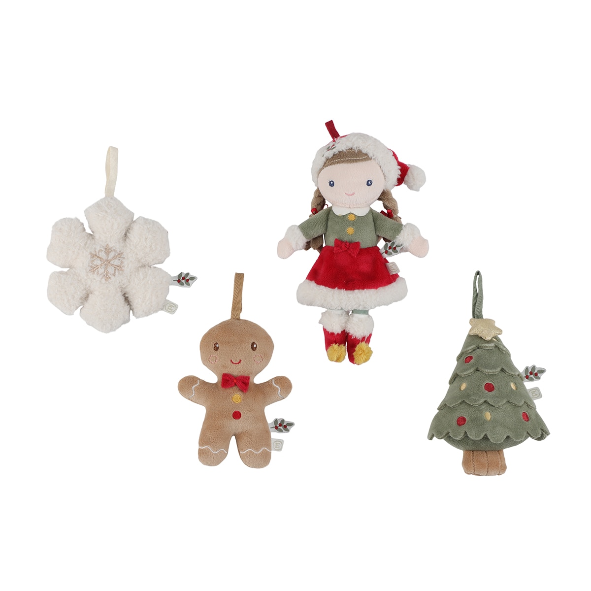 Adornos Rosa Árbol Navidad Little Dutch 2