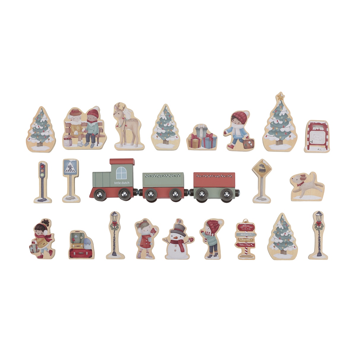 LITTLE DUTCH – Caja Adviento tren navidad Little Dutch.