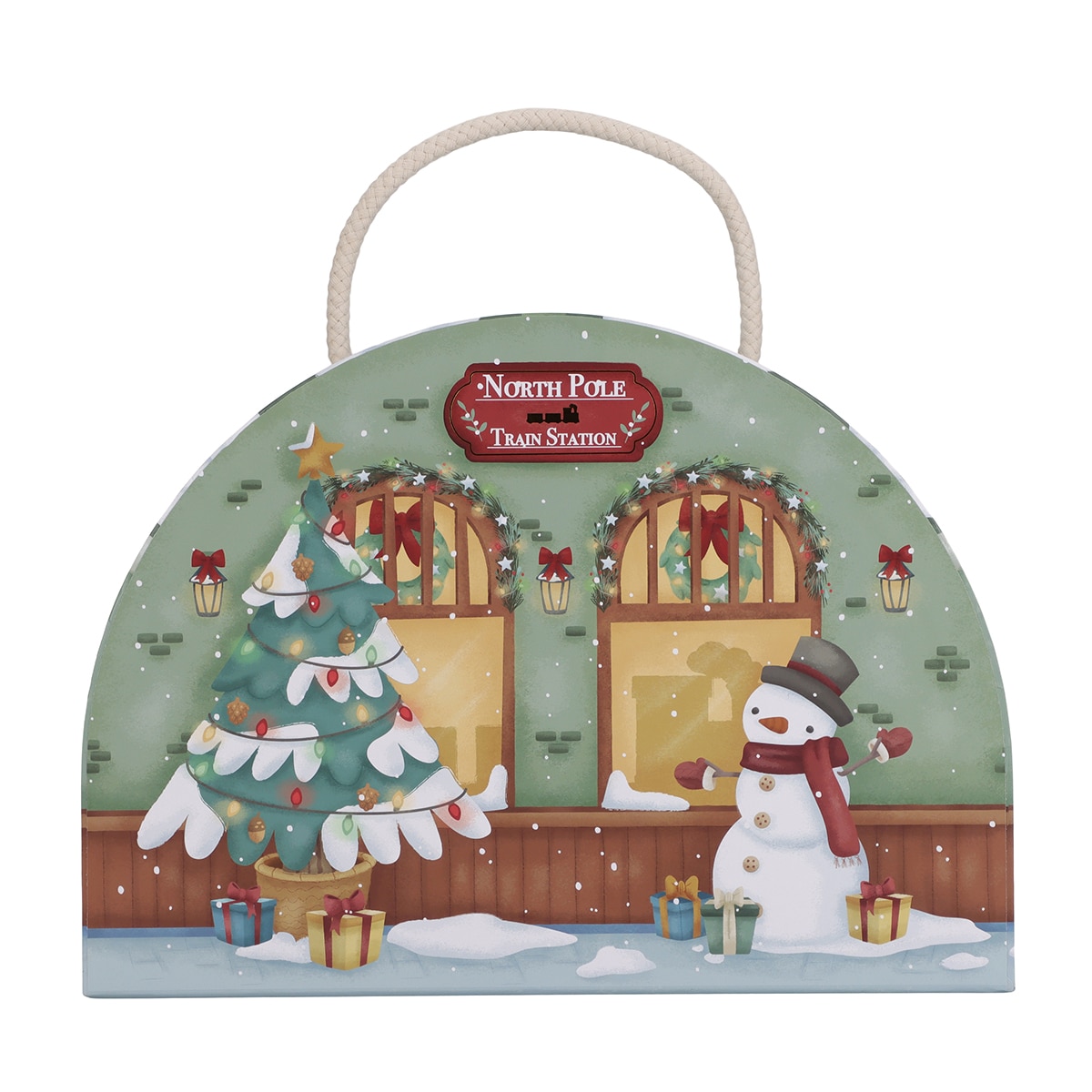Caja Adviento tren navidad Little Dutch 6