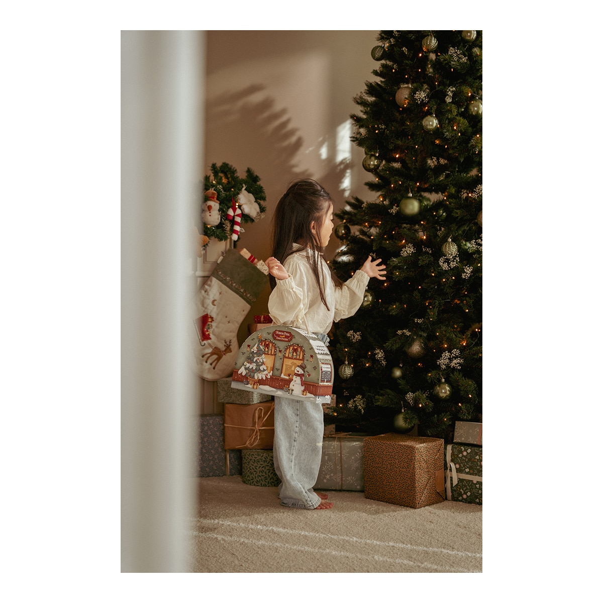 Caja Adviento tren navidad Little Dutch 10