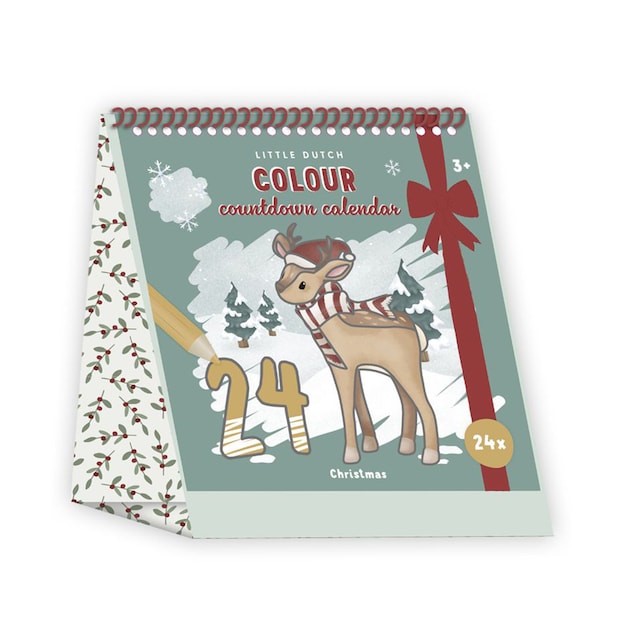 Imagen 0 de 2025 Calendario Adviento Coloreable Little Dutch